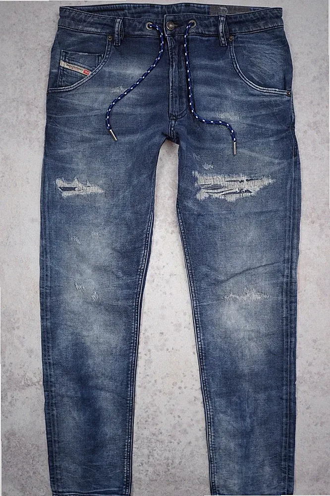 Gebrauchte DIESEL JEANS KROOLEY-NE KROOLEY-X-NE 0097N 97N JOGG SWEAT HOSE W32...