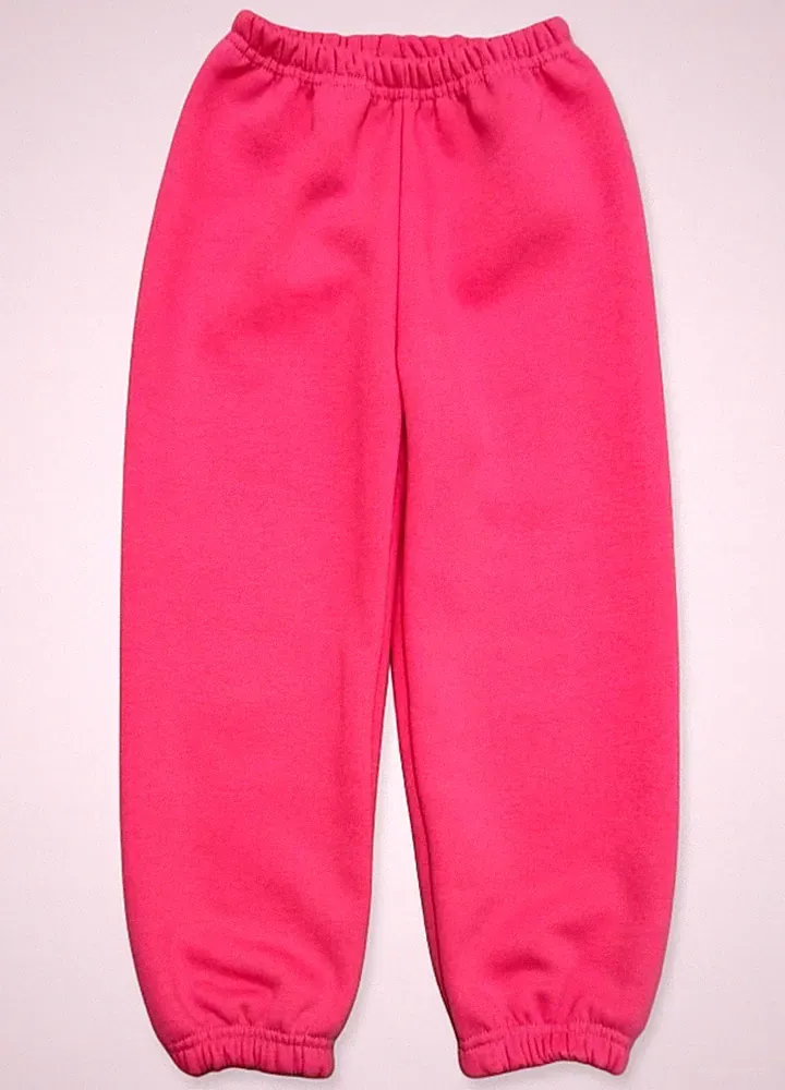 Gefütterte Jogginghose mit Fleece für Kinder, Gr. 110, Herbst-Winter, Amaranth
