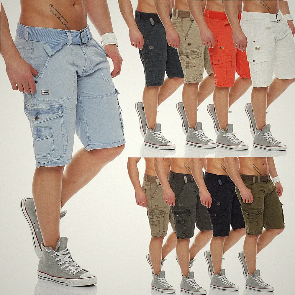 Geographical Norway Herren Sommer Hose Bermuda kurze Short Cargo Shorts