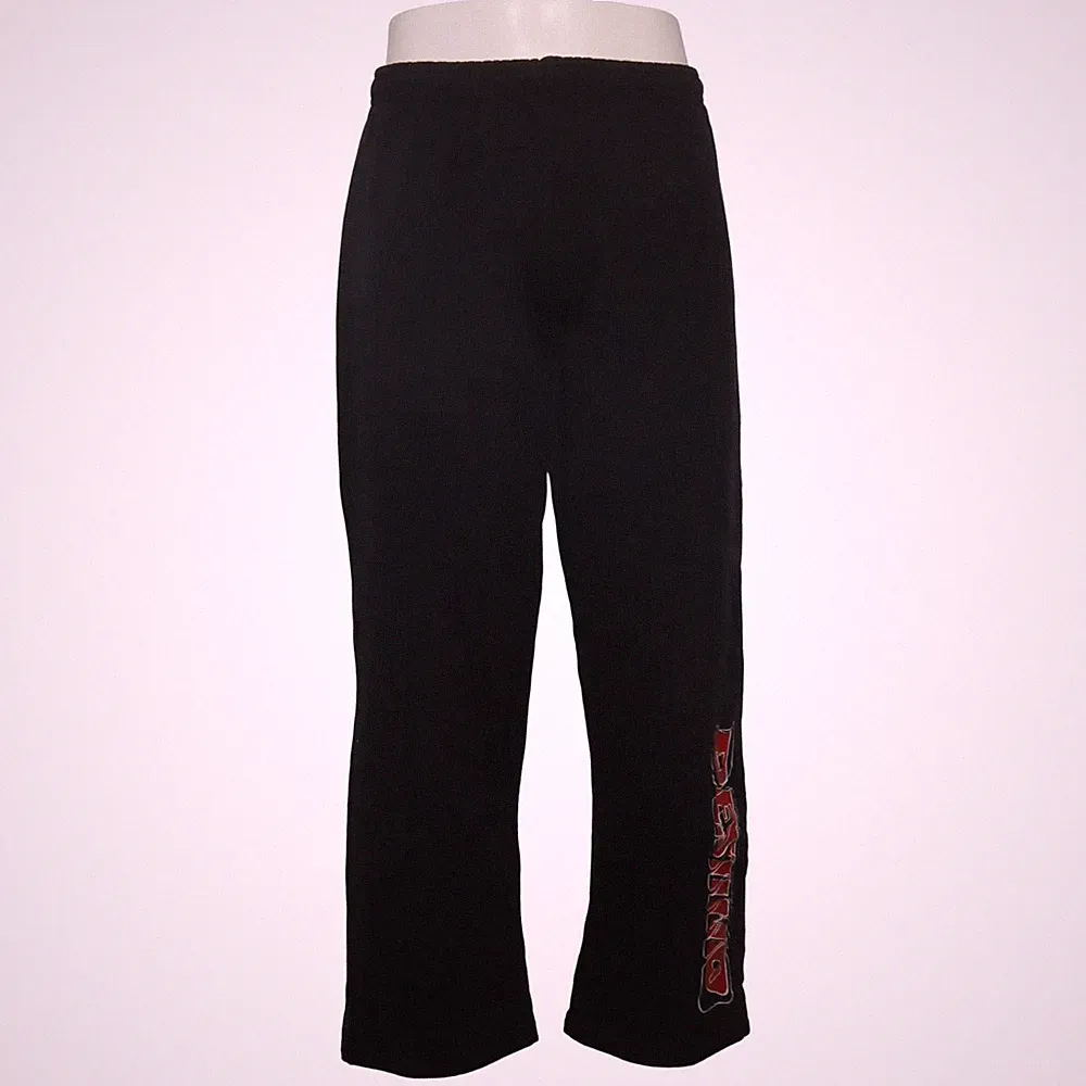 Gildan, Jogginghose, Größe: M, Schwarz, Baumwolle/Polyester, Print, Herren #iTh