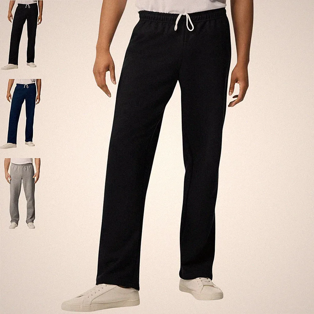 GILDAN - Jogginghose Offenem Beinabschluß Trainingshose Freizeithose bis 5XL