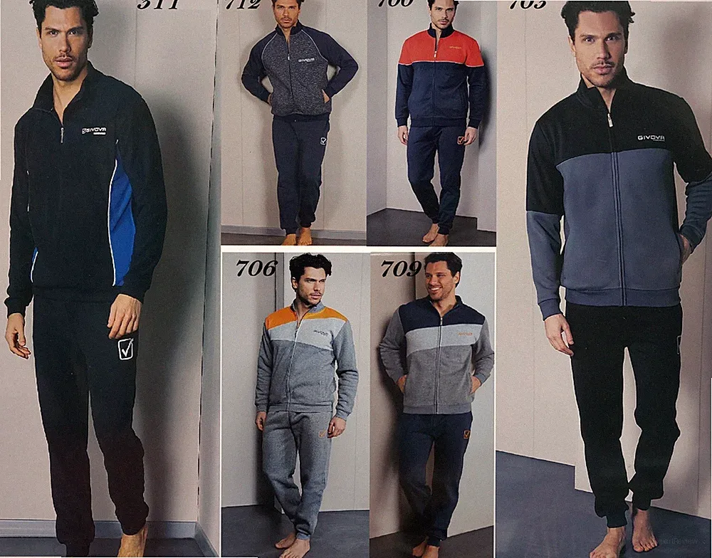 GIVOVA NEU ANZUG HERREN JUGEND KOMPLETT HAUS WINTER SWEATSHIRT FULL ZIP ANGEBOT