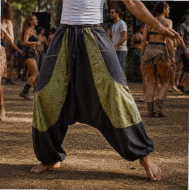 Goa Haremshose, Pumphose, Aladinhose in verschiedenen Farben Gr. S/M