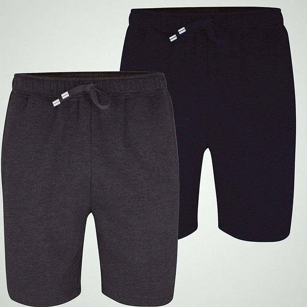 GÖTZBURG Herren Hose kurz grau navy Baumwolle Freizeithose Jogginghose | 1 Stück