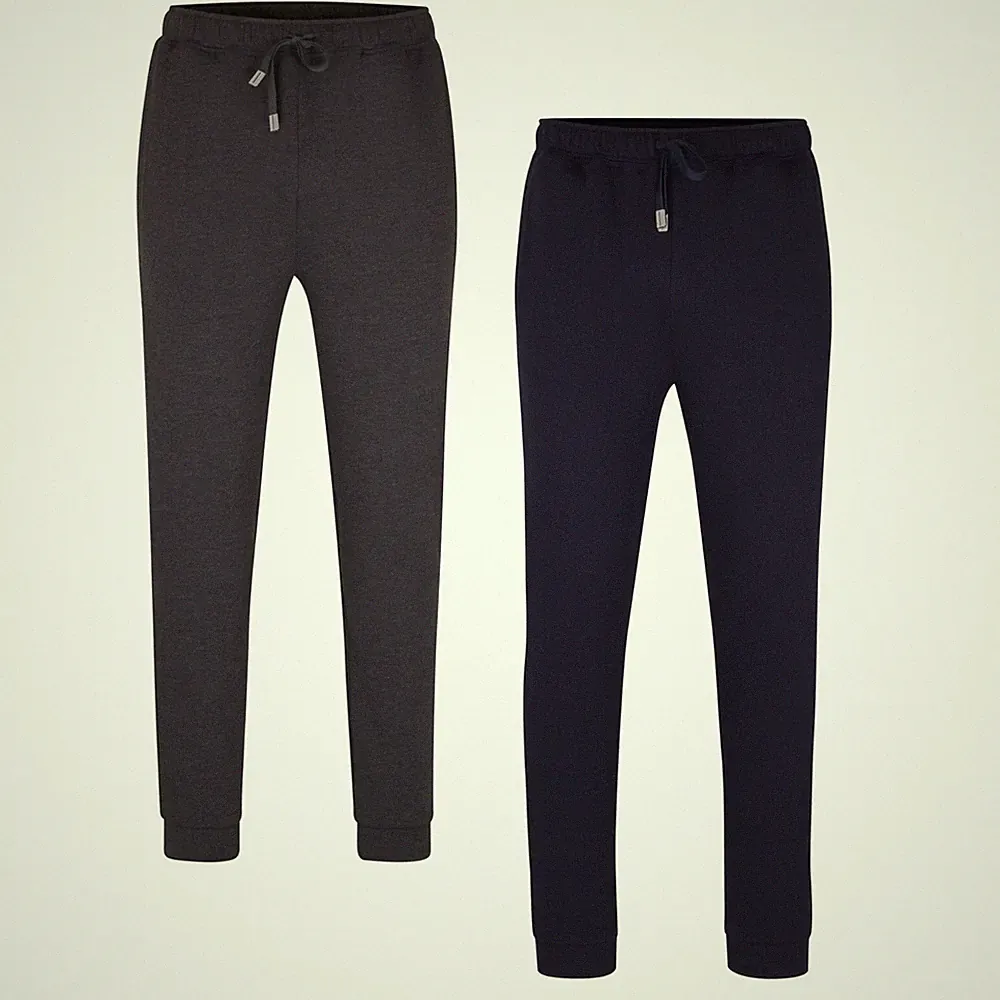 GÖTZBURG Herren Jogginghose lang Baumwolle Hose Freizeithose Sofahose | 1 Stück