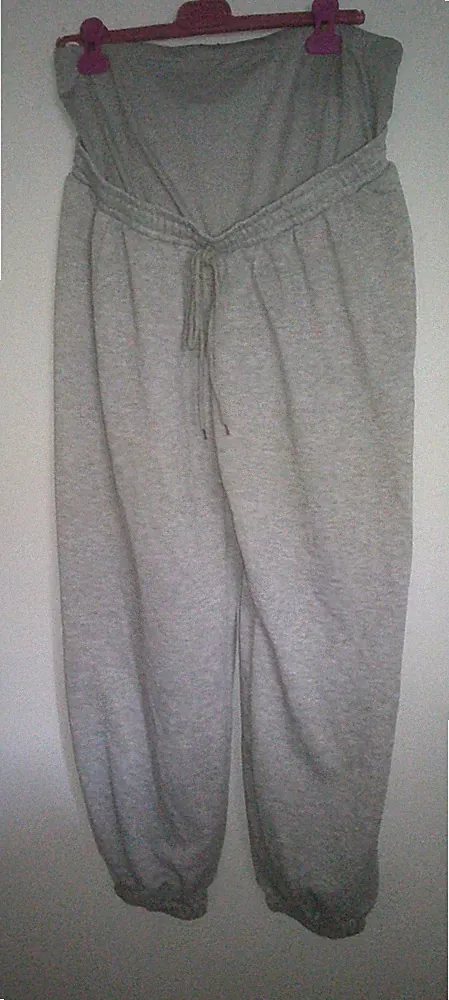 Graue Jogginghose Umstandshose Schwangerschaftshose Gr. XL oder EU 44