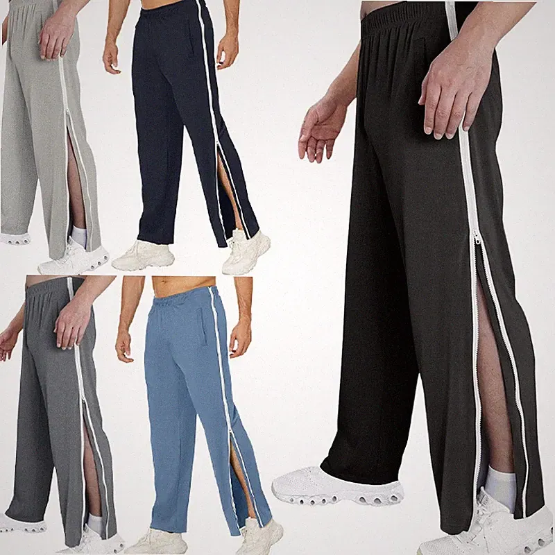 Grundlegend Für Herren Trainingshose Ambulanz Ortho Fitness Reißverschluss Pants