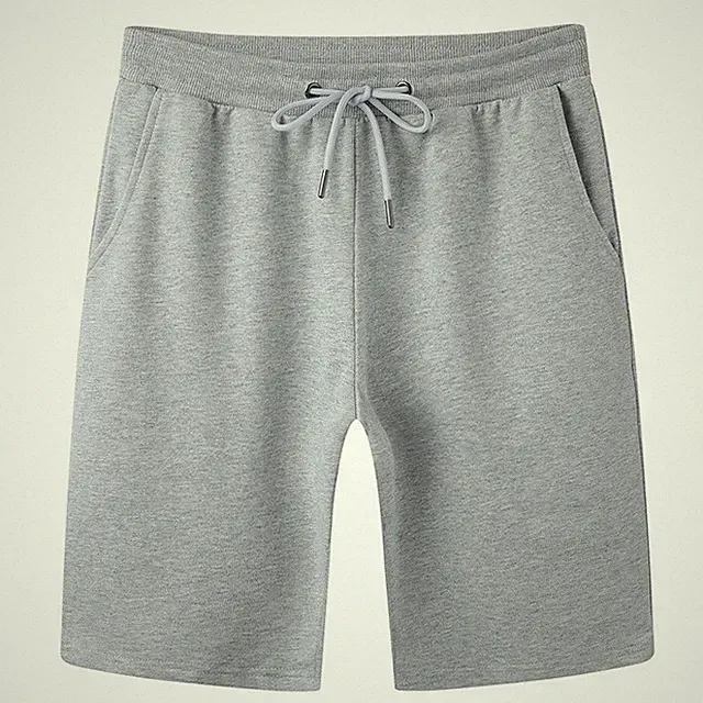 Gym Elastische Taille Jogging Uni Jogginghose Herren Fleece Shorts Uni