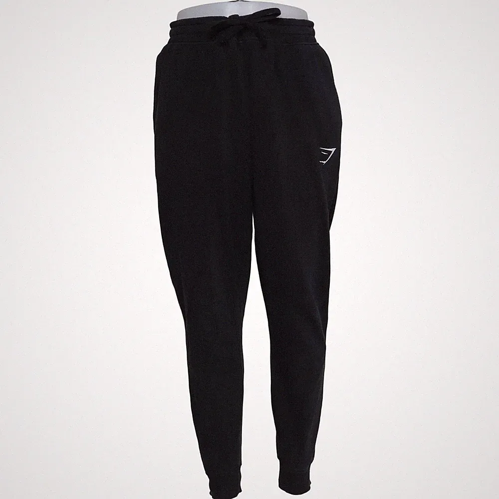 Gymshark, Jogginghose, Größe: L, Schwarz, Einfarbig, Sweat, Herren #AeV