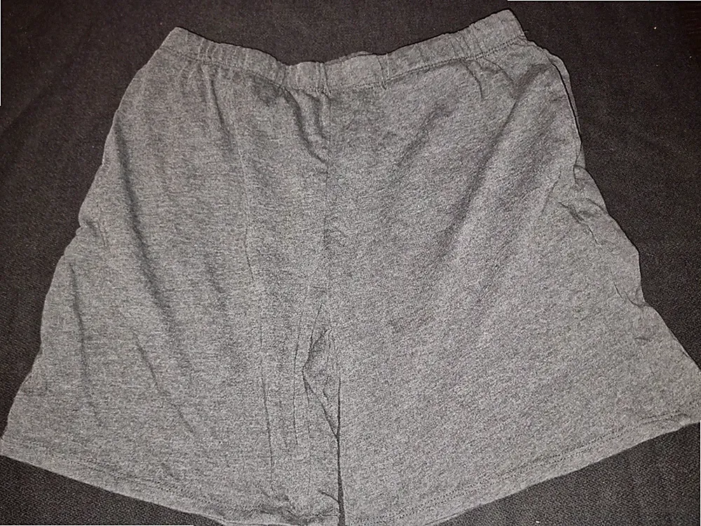 H&M Herren Hose Short S ca. 35x39 cm Laufen Jogging dunkelgrau z0697