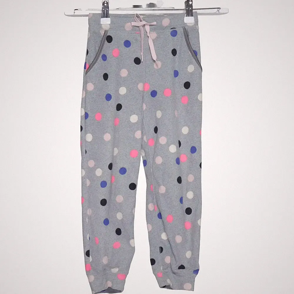 H&M, Jogginghose, Größe: 110/116, Grau/Mehrfarbig, Polyester, Gepunktet #c0Z