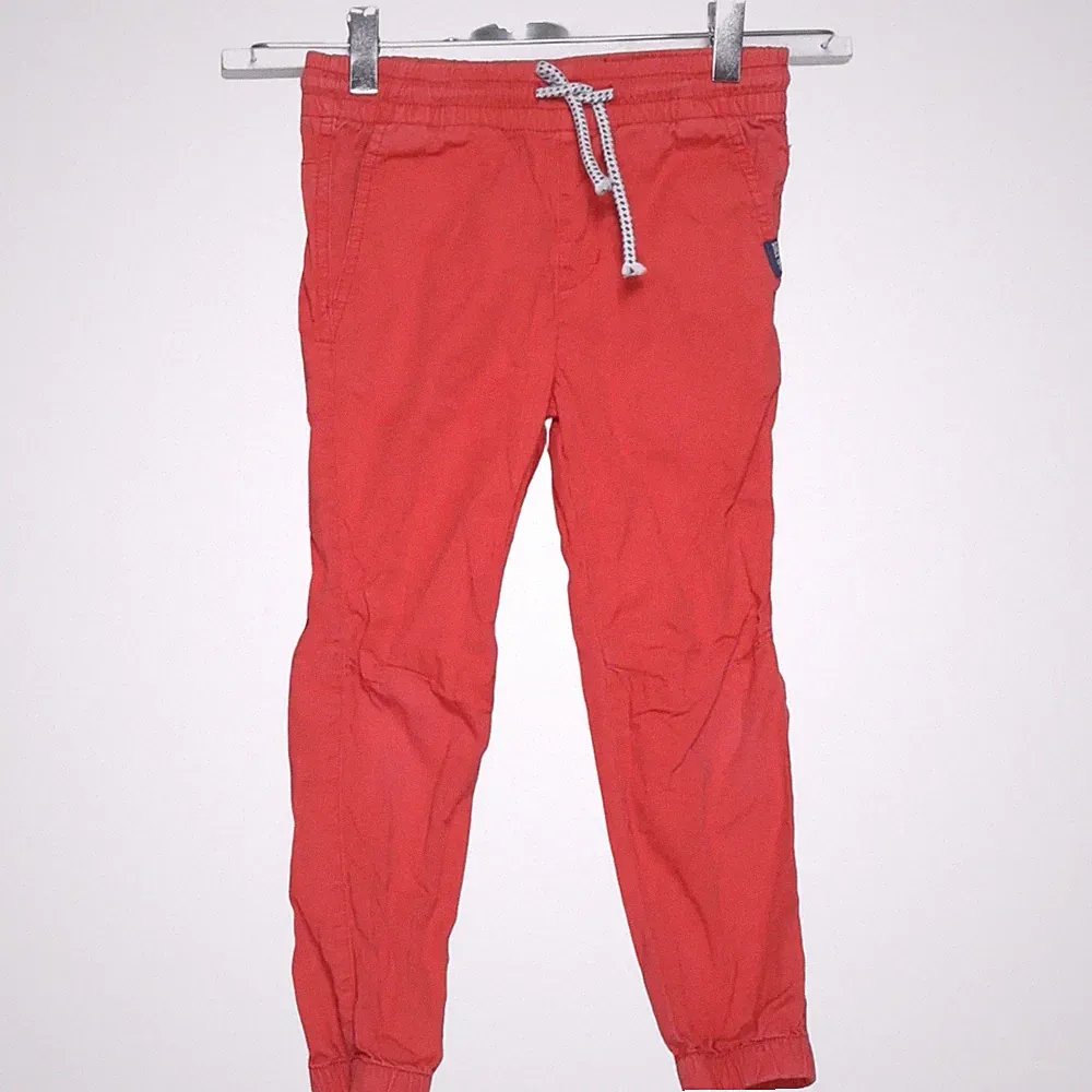 H&M, Jogginghose, Größe: 110, model: jogger pull-on, Rot, Baumwolle #Wzj