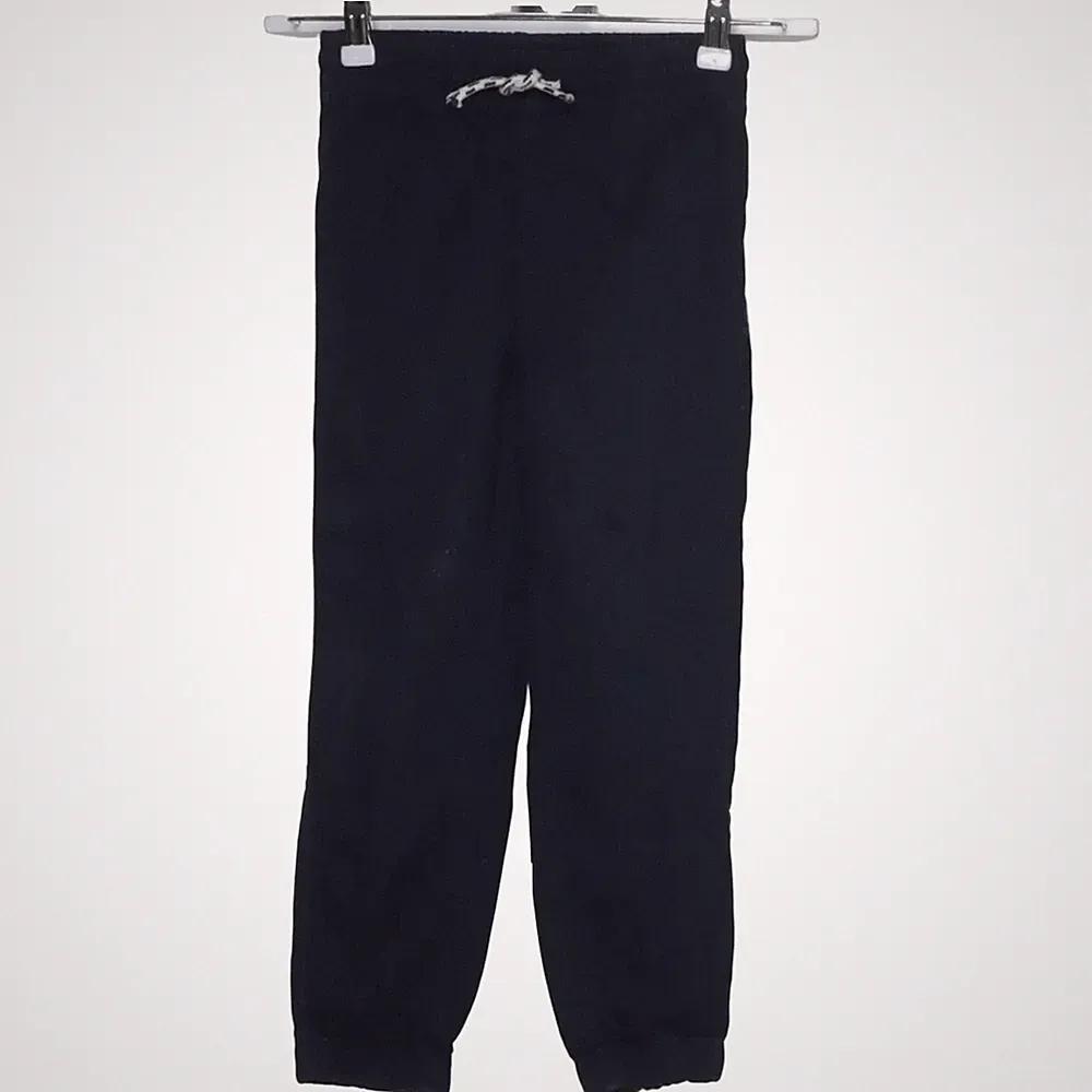 H&M, Jogginghose, Größe: 116, Jogger Pull-On, Blau, Baumwolle, Einfarbig #IEC