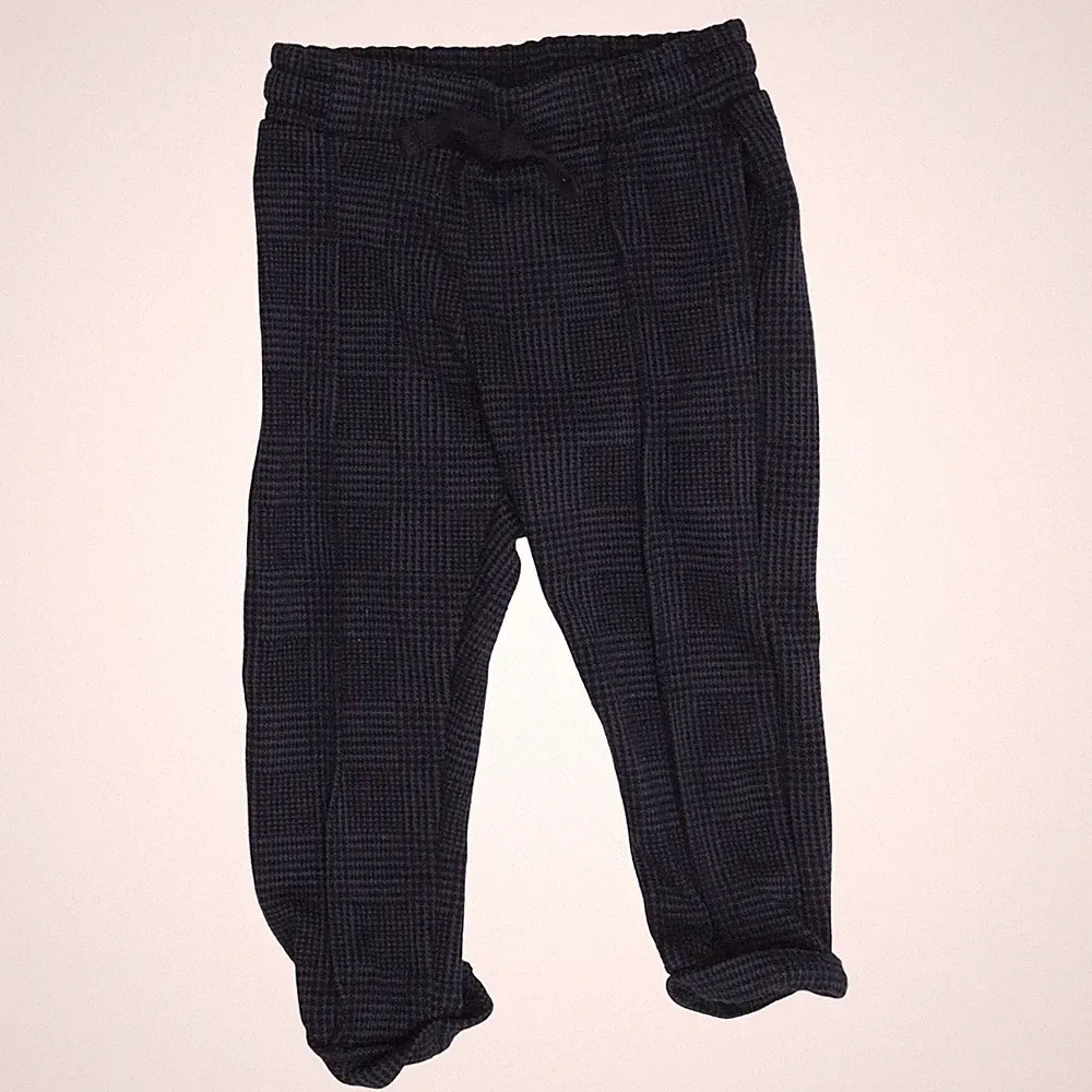 H&M, Jogginghose, Größe: 92, Blau, Elasthan/Polyester/Viskose, Hahnentritt #5oT