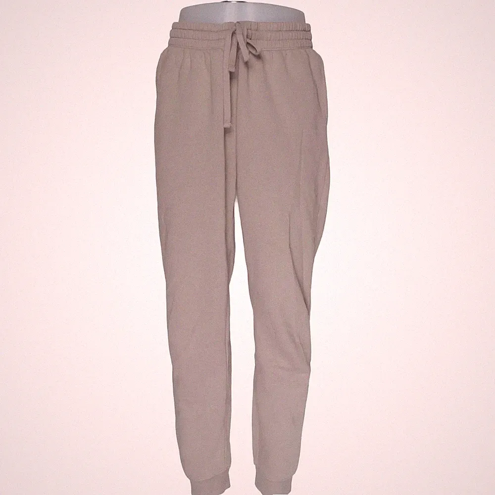 H&M, Jogginghose, Größe: L, model: regular fit, Beige, Baumwolle/Polyester #dNj