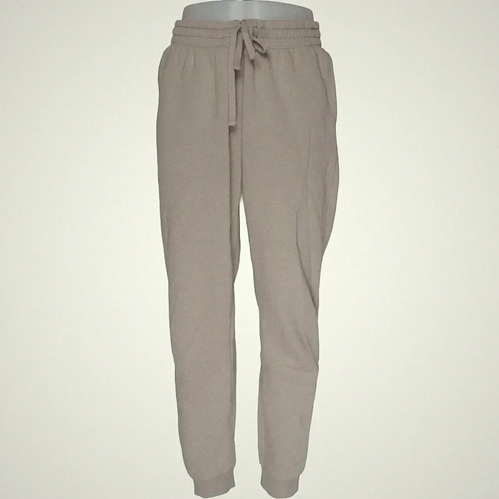 H&M, Jogginghose, Größe: L, Regular Fit, Beige, Baumwolle/Polyester #dNj