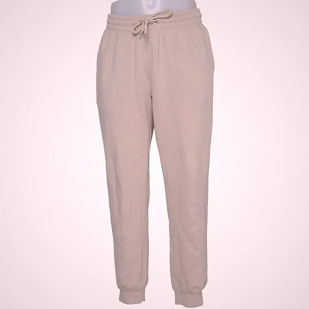 H&M, Jogginghose, Größe: M, Regular Fit, Beige, Baumwolle/Polyester #0rx