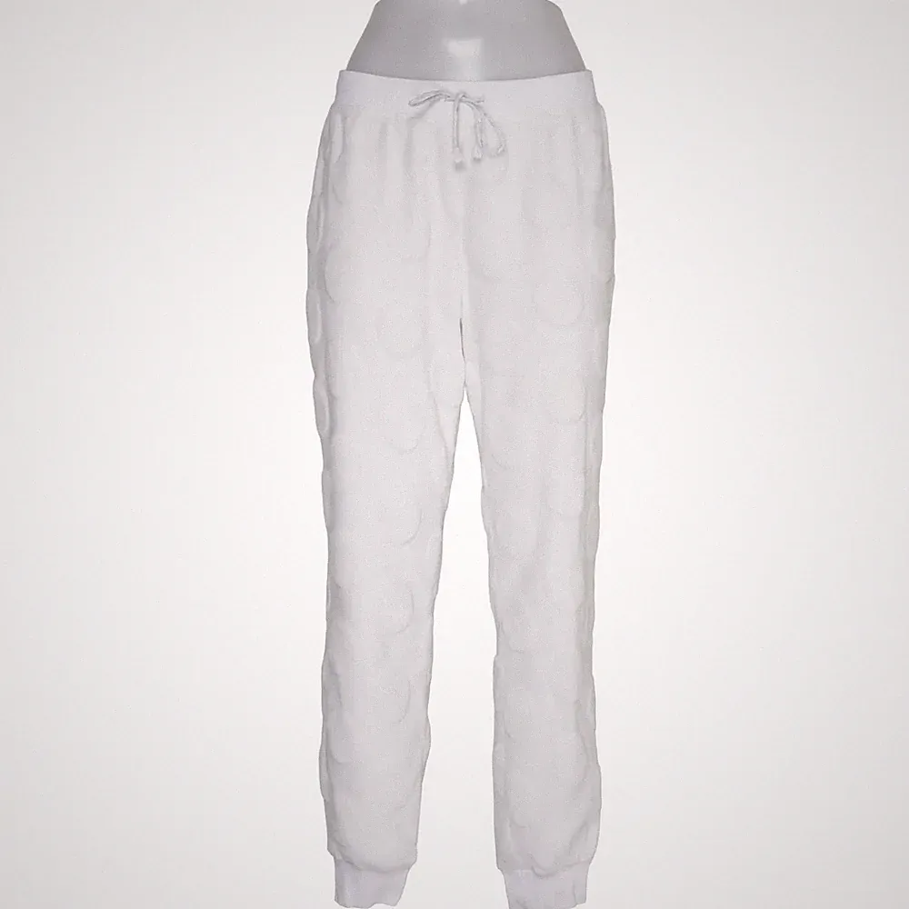 H&M, Jogginghose, Größe: S, Weiß, Polyester, Gepunktet, Damen #WDx