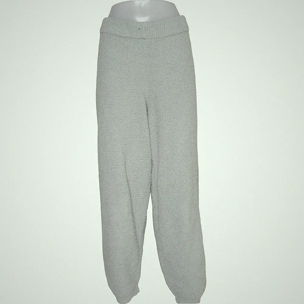 H&M, Jogginghose, Größe: XL, Türkis, Polyester, Einfarbig, Plüsch, Damen #kP8