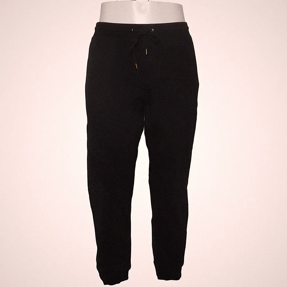 H&M, Jogginghose, Größe: XXL, model: tapered fit, Schwarz, Einfarbig #eQD