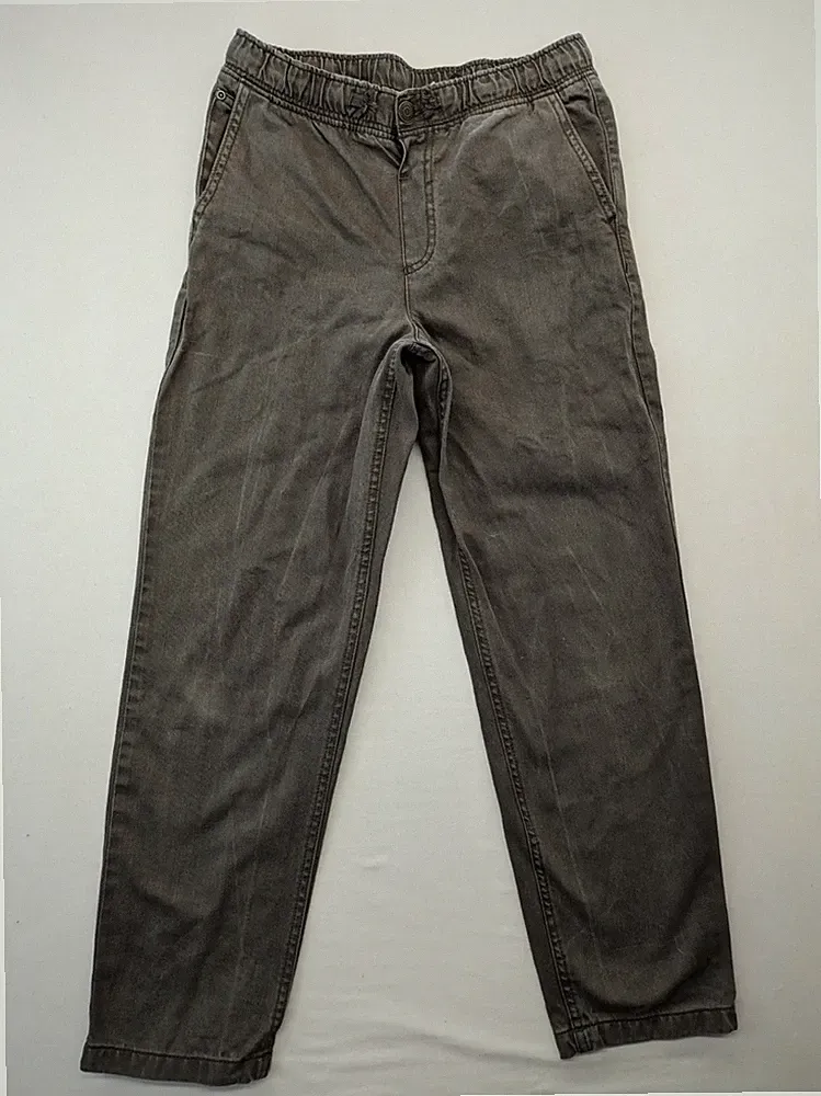 H&M Jungen Jogginghose Gr. 158 grau Pull-On Baumwollmischung Freizeithose