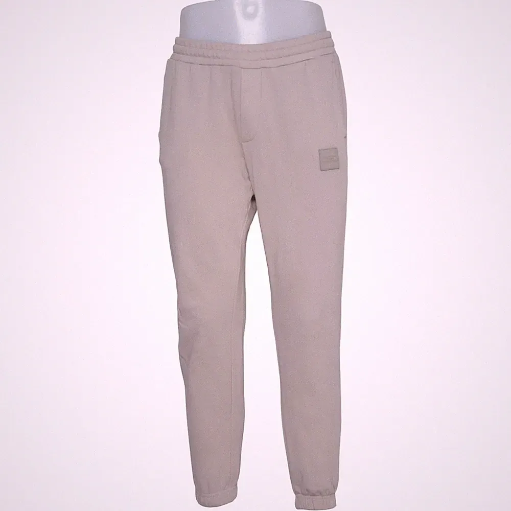 H&M Man, Jogginghose, Größe: S, model: slim fit, Beige, Baumwolle/Polyester #zBY