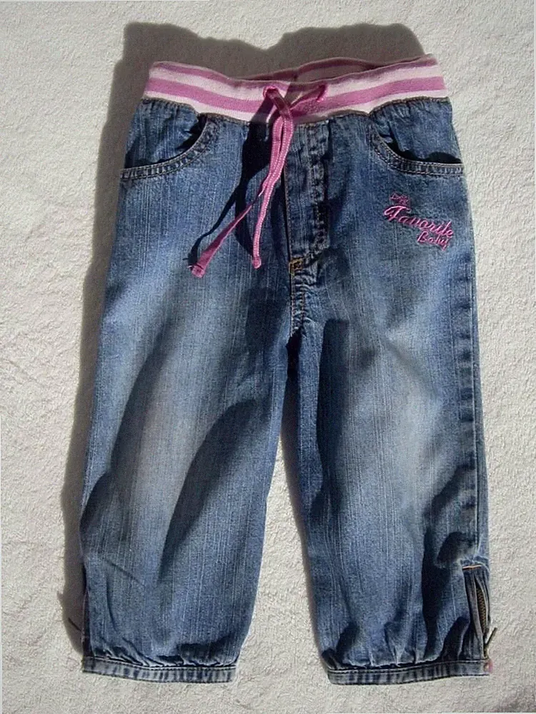 🌺H&M 🌺Süße Jeans-Hose 🌺Jogginghose🌺 Pull on 🌺Gr.80 🌺