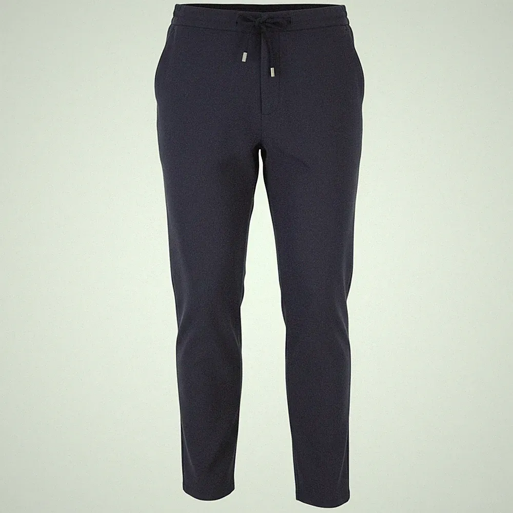 HACKETT Jersey Jogger Herren Hose UK36L W34 Navy Slim Fit