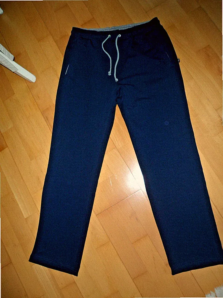 Hajo Herren Homewear Hose Jogginghose bügelfrei- atmungsactive Cotton Mix uni