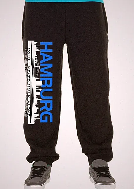 Hamburg Skyline Jogginghose | Fussball | Ultras | Elbe | Hose