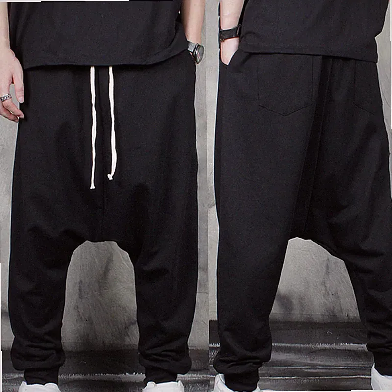 Harem Jogginghose Herren Baggy Sweatpants Mit Taschen Plus Size