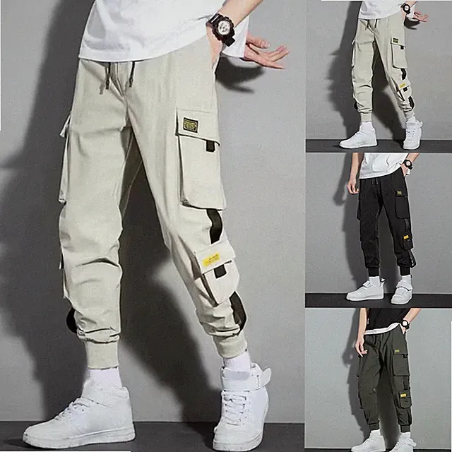 Harems-Jogginghose Herren schwarz grün khaki mehrere Streetwear Jogging
