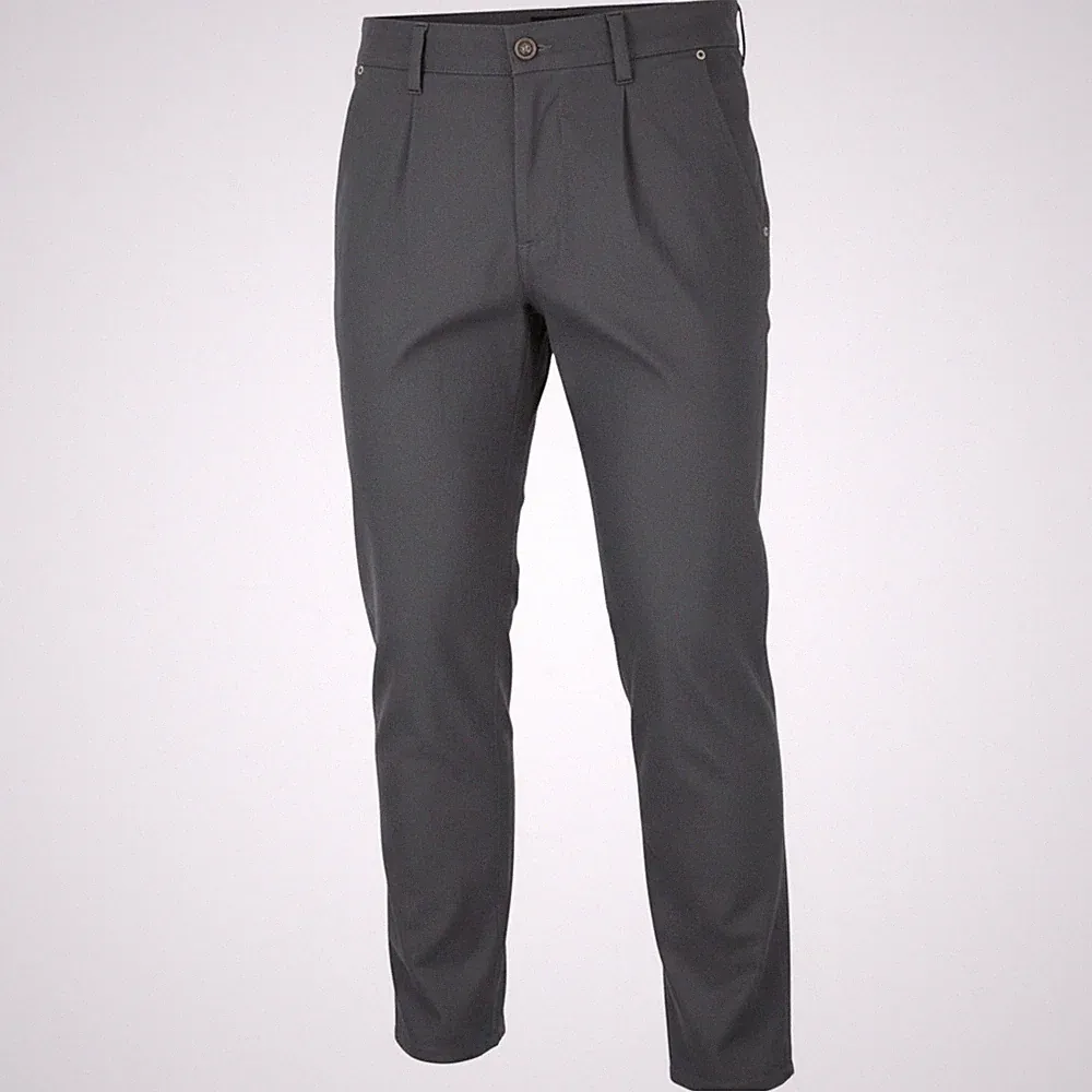 HARMONT & BLAINE Herren Chinohose W32 46 Grau Narrot Fit Schmal Zip