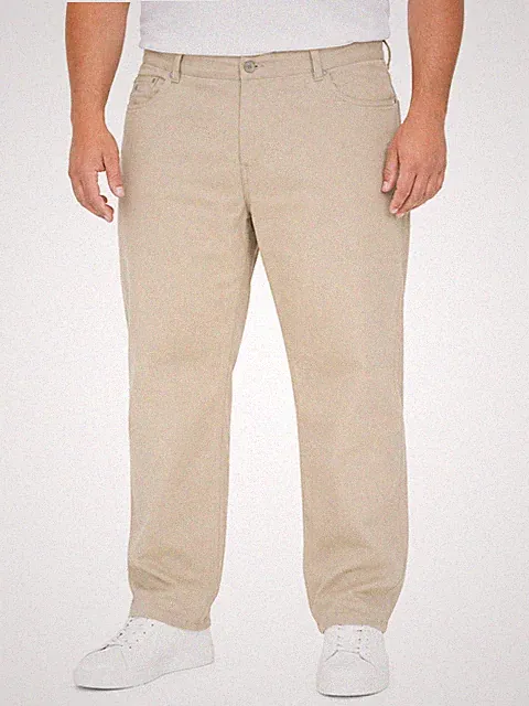 HARMONT & BLAINE Herren Hose W40 Beige Regular Fit Reißverschluss