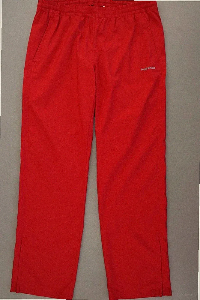 ✨ HEAD Jogginghose Hose für Herren Gr. 54, XL neuwertig rot aus Polyester ✨