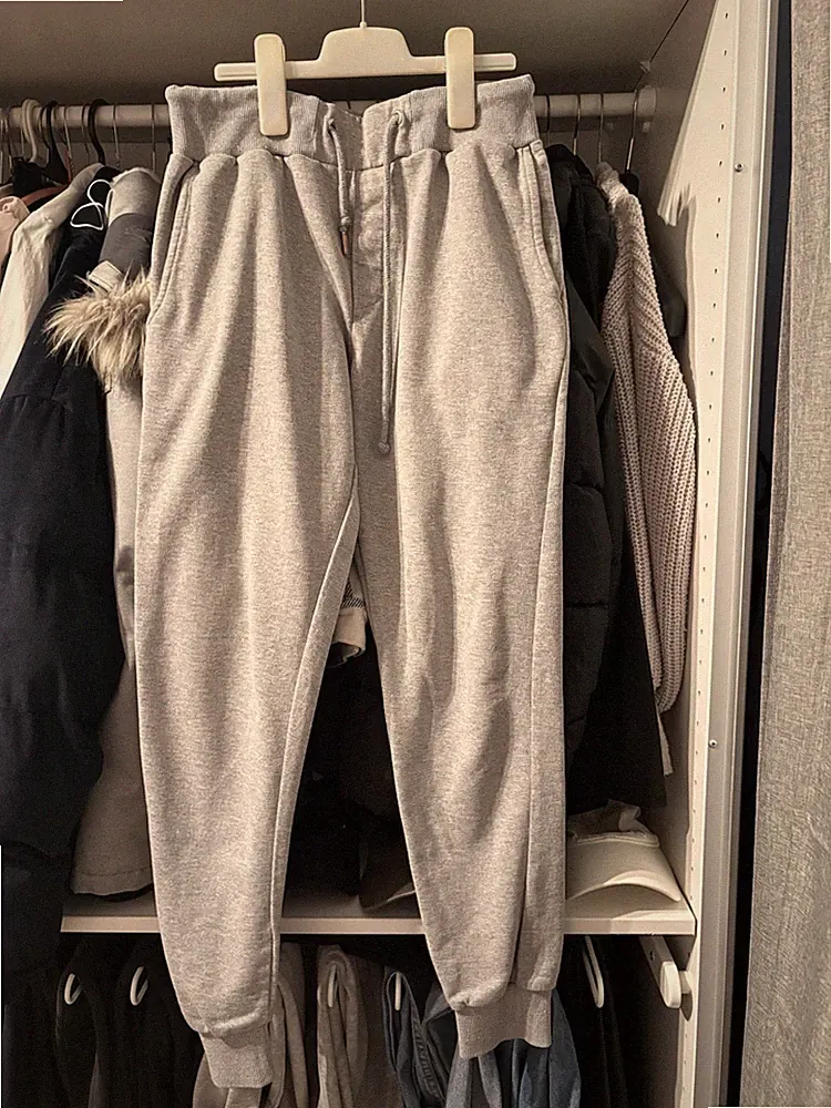 Hellgraue Jogginghose Größe S