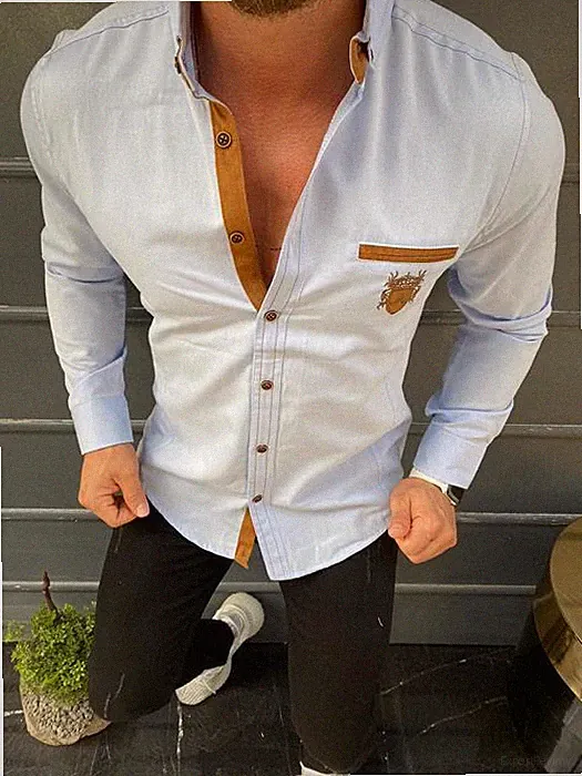 Hemd Herren Langarmhemd elegant und sportlich Premium Megaman Slim-Fit H-1128