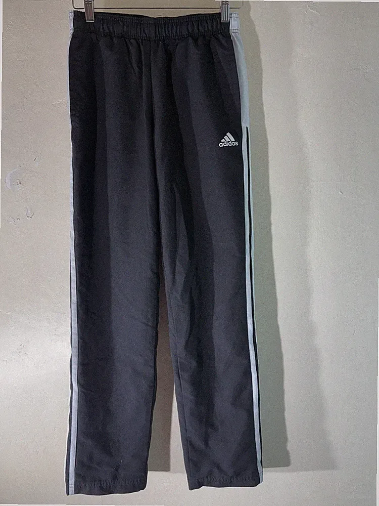 Herren Adidas klein schwarz Seitenstreifen Trainingsanzug Jogginghose Sweathose Hose