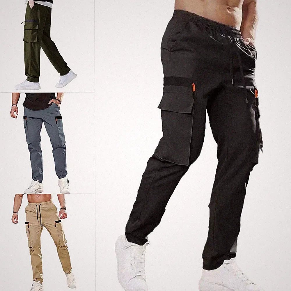 Herren All Day Comfort Wander Jogginghose Cargohose mit sicheren