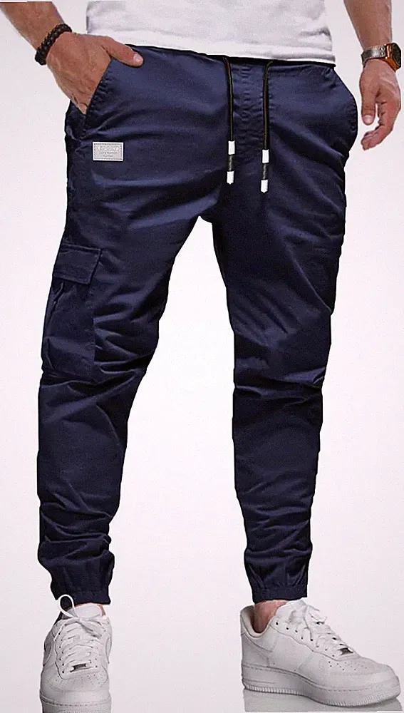 Herren Arbeitshose Hose Baumwolle Freizeit Jogging Sporthose Slim