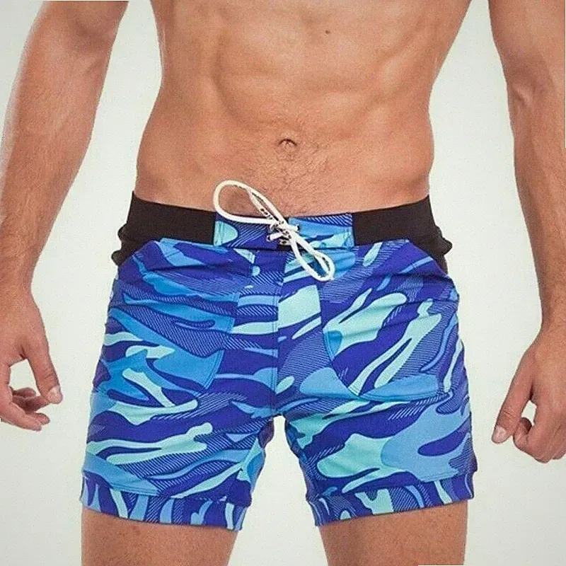 Herren Badeshorts Schwimm Kurze Hosen Jogging Badehose Sport Bermuda Kurze HOT