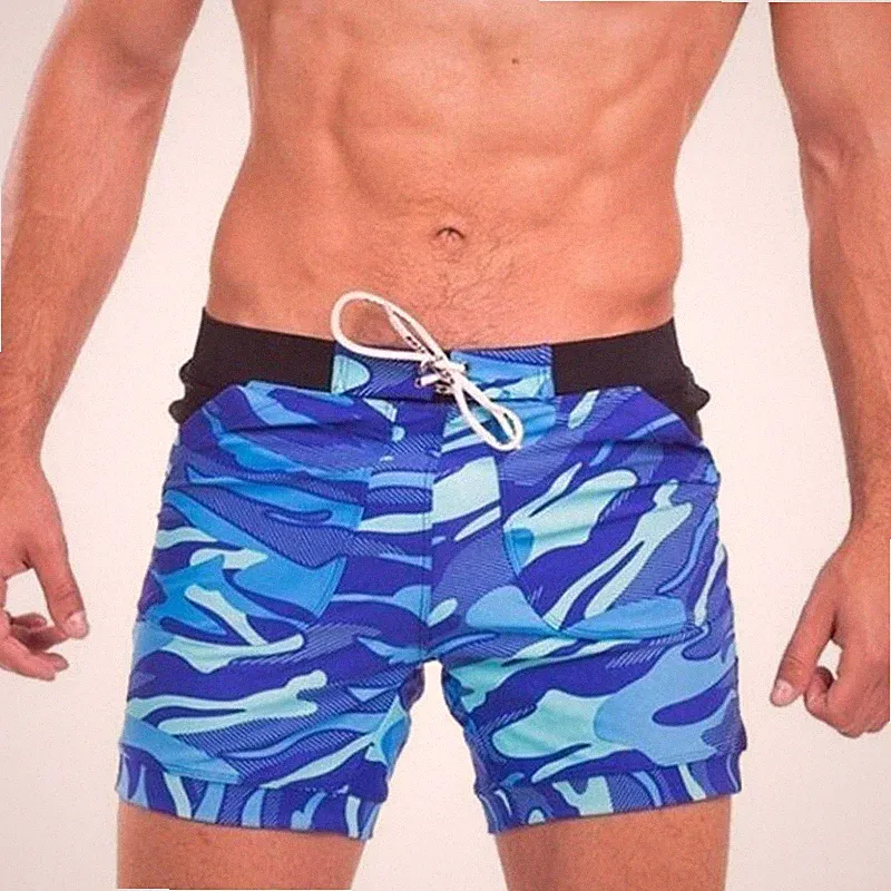 Herren Badeshorts Schwimm Kurze Hosen Sport Jogging Training Badehose Bermuda
