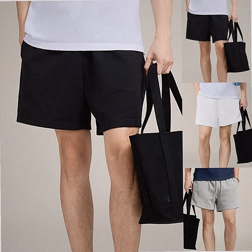 Herren bequeme kurze Hose Gummibund Kordelzug für Jogging Fitness