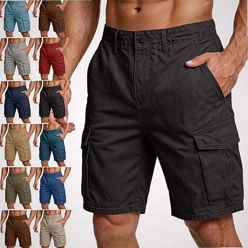 Herren Bermuda Kurzhose Jogging Sporthose Cargohose Kurze Hose Cargo Hose Short