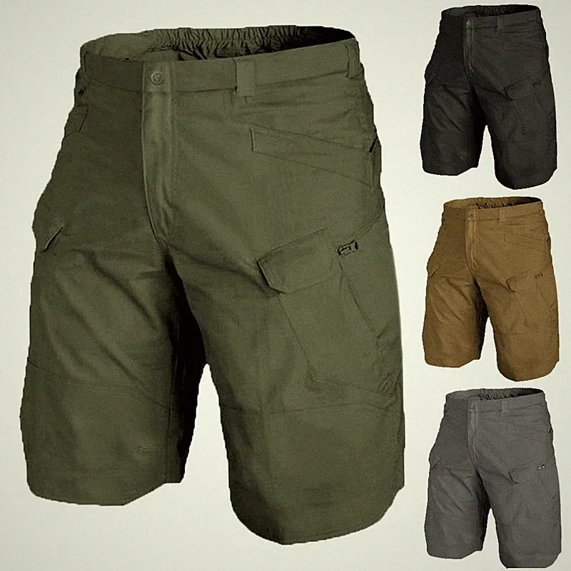 Herren Cargo Bermuda Kurzhose, Sportliche Jogginghose & Freizeit Short