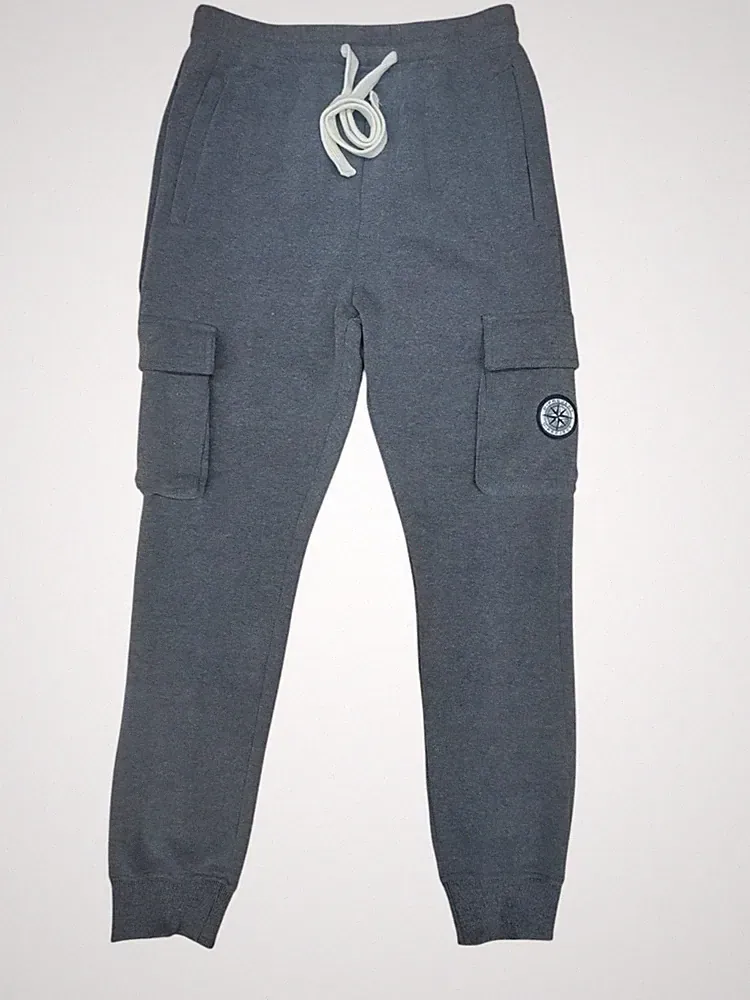 Herren Cargo Fleece Hose Männer Jogginghose Jogging Unterteil 5 Pocket Hose S-5XL NEU