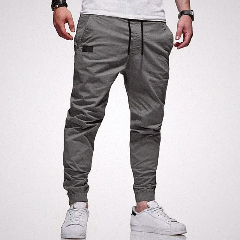 Herren Cargo Hose Chino Jogger Pants Slim Fit Freizeithose Jogginghose Sport