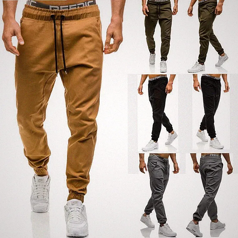 Herren Cargo Jogging Chino Stretch Harem Hose Sport Fitness TOP Haremhose ec03
