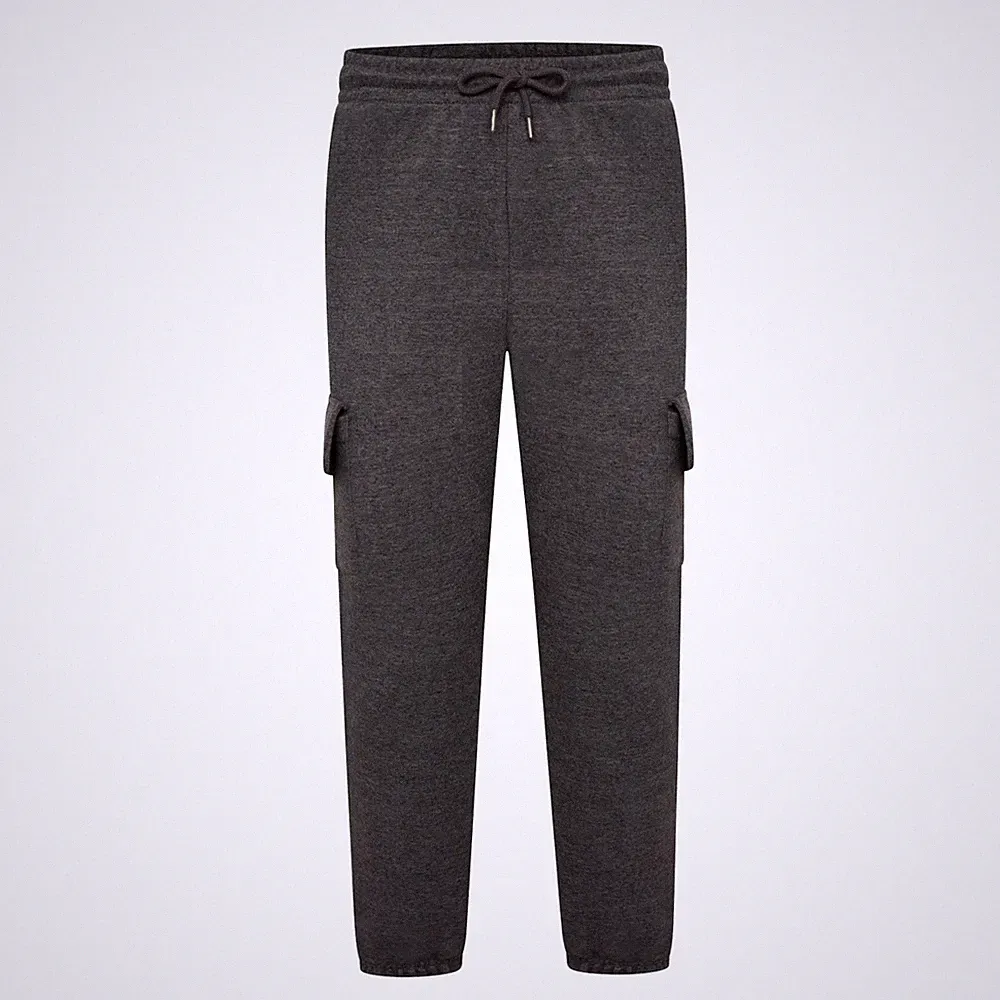 Herren Cargo Jogginghose Combat Fleece Hose Trainingsanzug Sweat Jogginghose Hose