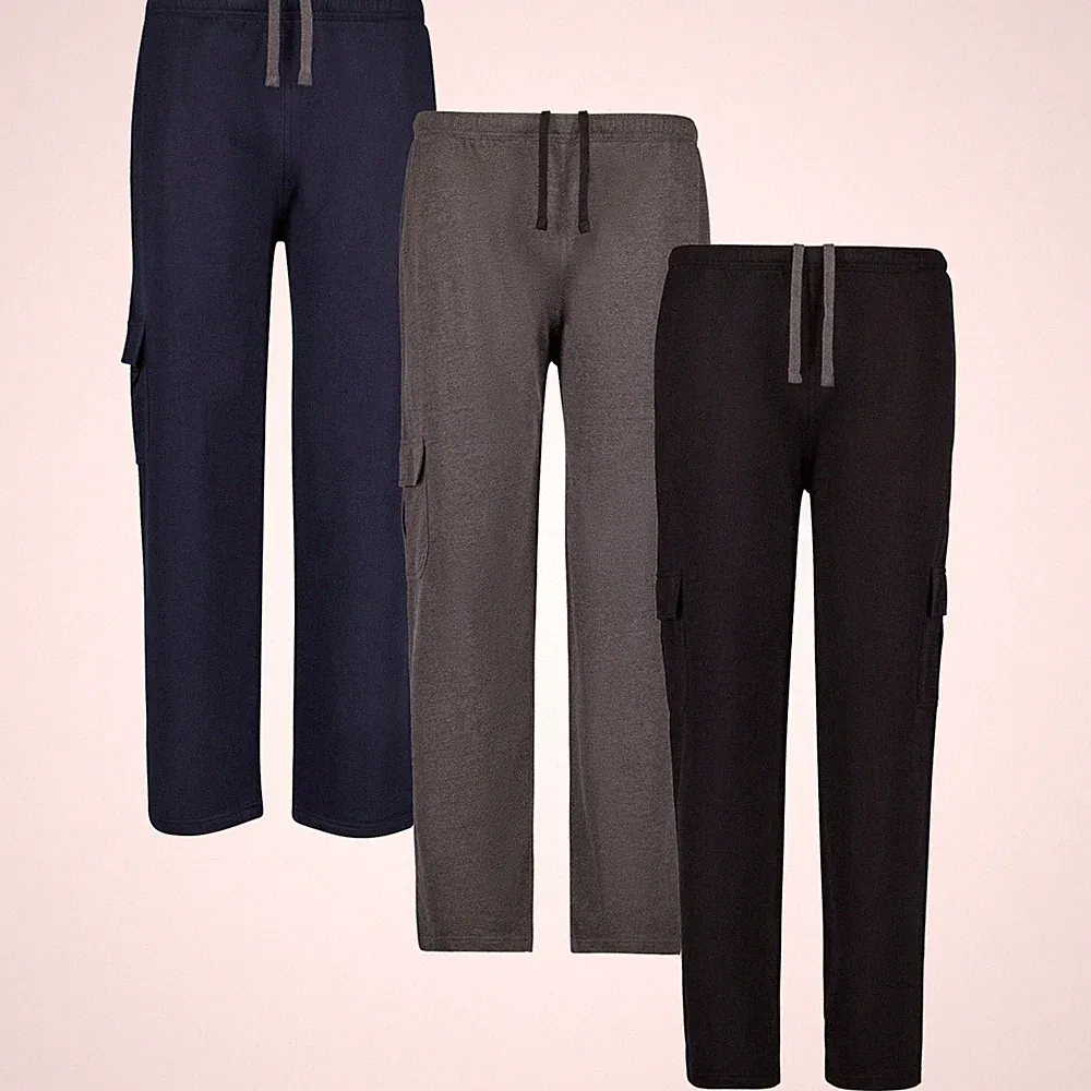 Herren Cargo-Jogginghose Jogger Trainingshose lang ADAMO Übergrößen 2XL-14XL